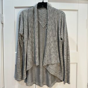 Athleta Nirvana Cardigan Heather Grey Size S | Soft Cozy Layer | Excellent Cond.